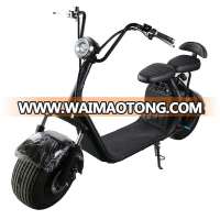 Unfoldable 1000w 1500w 2000w motor Fat tire electric scooter citycoco with removable battery